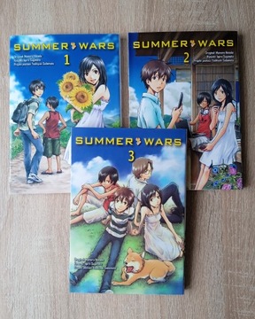 Manga Summer Wars - tomy 1-3 (komplet)