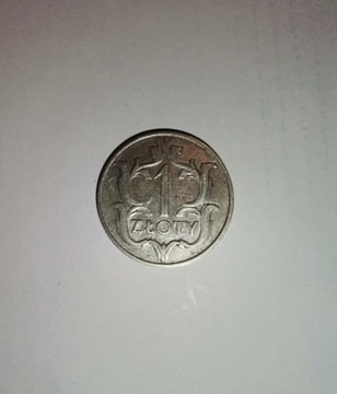 Moneta 1 zł z 1929r.