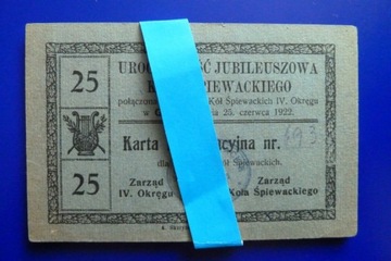 Gostyń Koło Spiewackie 1922 