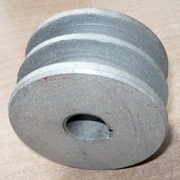 Koło pasowe alumini -Fi 7 cm/oś-18 mm/pasek-2x13mm