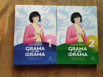 Książka do nauki gramatyki języka angielskiego pt. "Grama to nie drama".