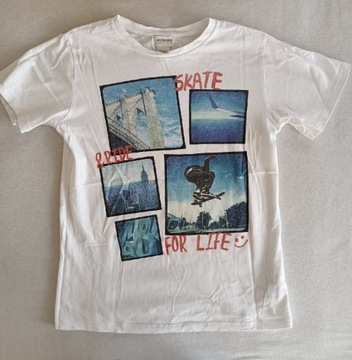 T-shirt SKATE bawełna H&M r. 146/152