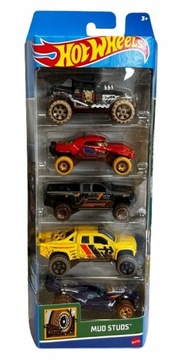 Hot Wheels resoraki 5 pak Mud Studs Mattel HTV40