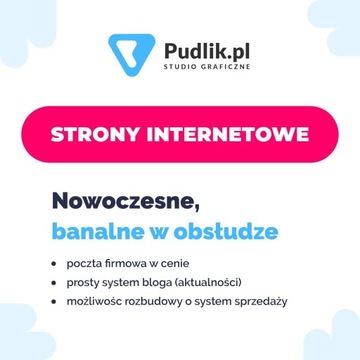 Strony internetowe i sklepy WooCommerce  Pudlik.pl