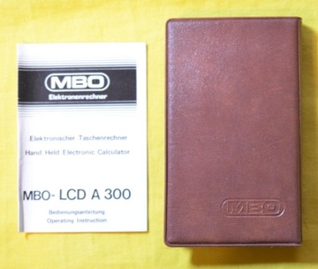 MBO LCD A 300 STARY KALKULATOR