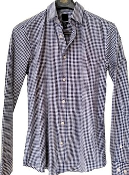 H&M męska koszula slim fit M 175/100A krateczka