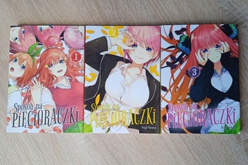 Manga Sposób na pięcioraczki - tomy 1-3