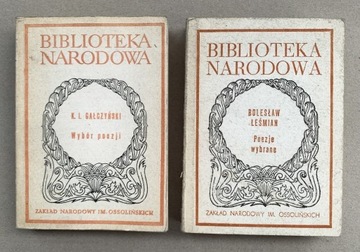Biblioteka Narodowa Leśmian i Gałczyński Seria 1