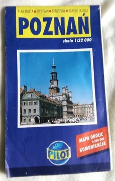 Mapa Poznania z 1999 r.