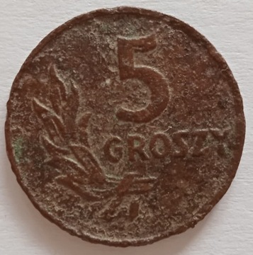 Moneta 5gr. z 1949
