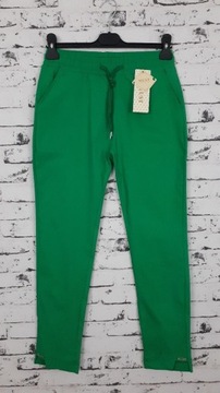 03.Super spodnie rozm. M/L kolor zieleń 68-88cm pas