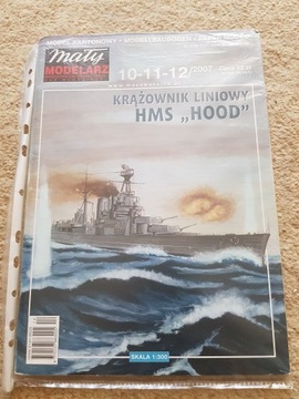 Krążownik liniowy HMS "HOOD" 1:300