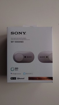 Słuchawki bezprzewodowe Sony WF-1000XM3