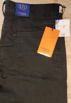 Spodnie Truddardi Jeans w granatową pepitke
