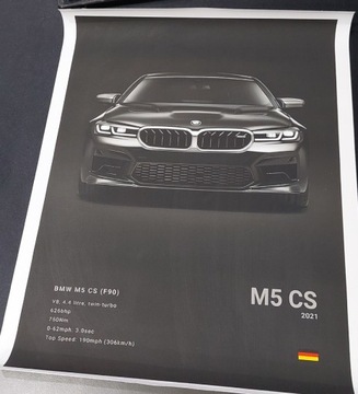 Plakat BMW M5 40x30