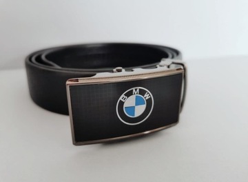 Pasek męski z logo BMW