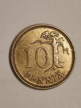 10 PENNIÄ 1973 FINLANDIA