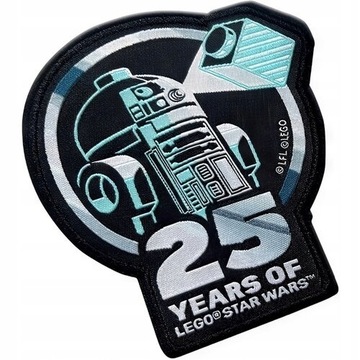 NOWE LEGO Star Wars 107543 Nalepka Naszywka Rocznicowa z okazji 25-lecia