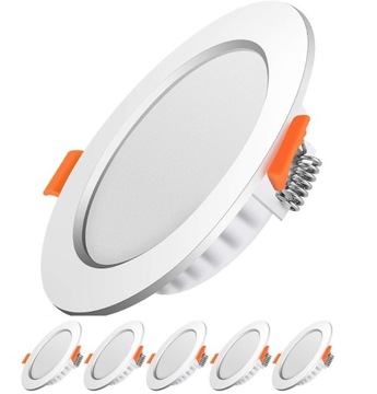 Oczko sufitowe LED 5W  75 - 95 mm 5 szt. neutralne