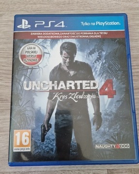 Uncharted 4 kres złodzieja ps4