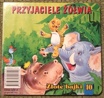 "Przyjaciele żółwia" Złote bajki nr 40 książeczka