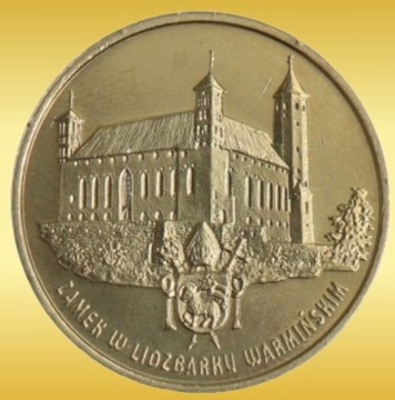 2 złote, Zamek w Lidzbarku Warmińskim 1996