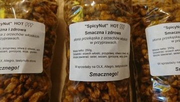 "SpicyNut"Hot. Pyszna przekąska dla twardziela