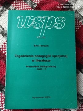 Zagadnienia pedagogiki specjalnej w literaturze