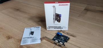 Kontroler PCEU-232VLS PCIe 2+2x port USB 3.2 GEN 1