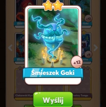 Śmieszek Gaki Coin Master karta