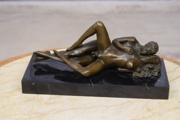 Erotyczna Scena Stosunek Sex Figura z Brązu 