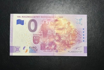 banknot 0 euro bitwa warszawska