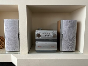 SONY MHC-WZ5 srebrna wieża 200W - idealny stan!