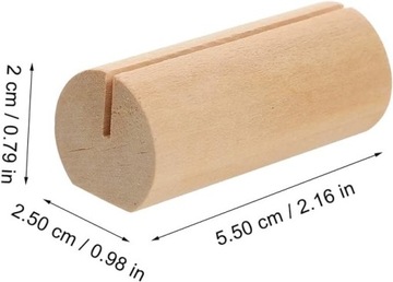 Drewniane Podstawki stojak pod winietki 10 sztuk