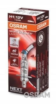 ŻARÓWKA OSRAM NIGHT BREAKER LASER NE +150% H1 12V