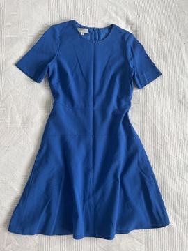 HOBBS kobaltowa niebieska sukienka rozkloszowana 10/38
