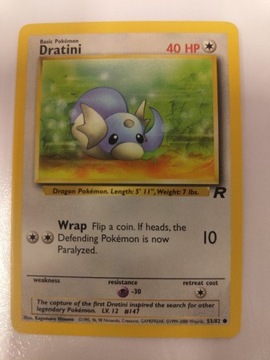 Pokemon Karta TCG dratini 53/82 Team Rocket