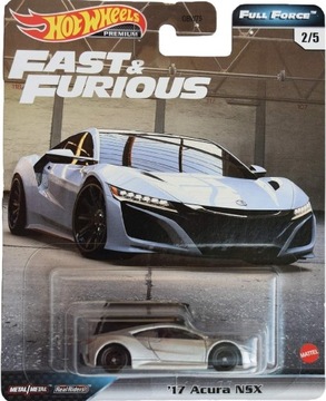 HOT WHEELS ACURA NSX HONDA FAST FURIOUS PREMIUM 