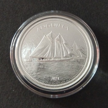 Anguilla - Regaty Żeglarskie 1oz silver