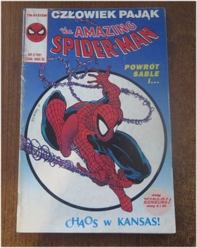 Spiderman 5 1991 Tm - Semic wydanie 1
