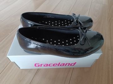 Buty baleriny czarne Graceland 34