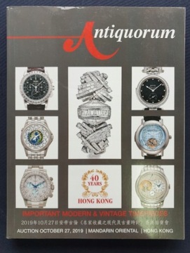 zegary zegarki Antiquorum Aukcja 2019 Hong Kong