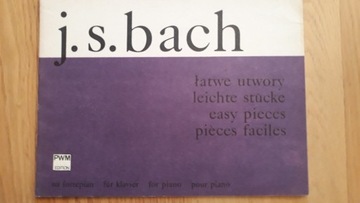 J.S.Bach, Łatwe Utwory na Fortepian