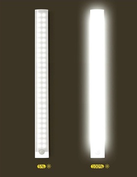 lampka 40cm z czujnikiem ruchu zmierzchu usb nocna