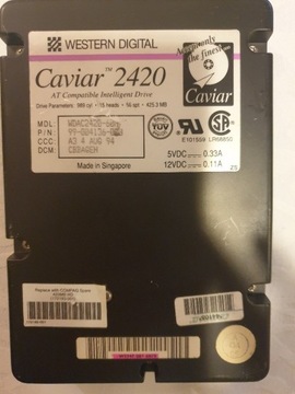 WD Caviar WDAC2420-60H 425MB HDD 99-004136-008