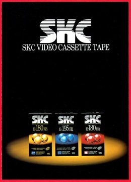 SKC VIDEO CASSETTE TAPE katalog 1995 rok