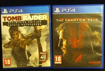 TOMB RIDER - DEFINITIVE EDITION, METAL GEAR SOLID