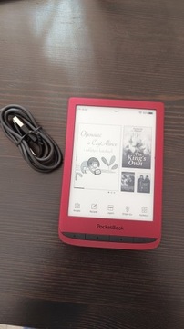 czytnik ebookow Pocketbook Touch Lux 5 Ruby Red stan BDB