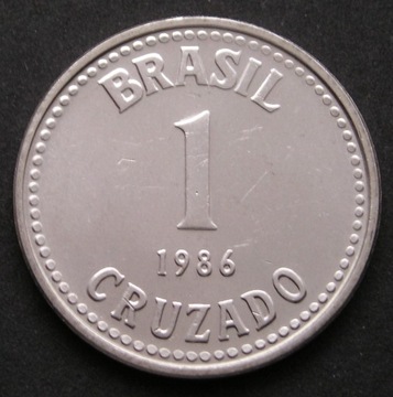 Brazylia 1 cruzado 1986