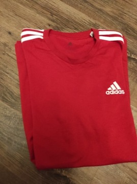 Koszulka adidas czerwona